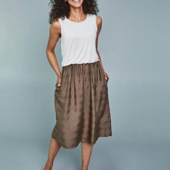 Prana Perry Midi Dress Size Small Womens Sleeveless Relaxed Fit - Picture 2 of 14